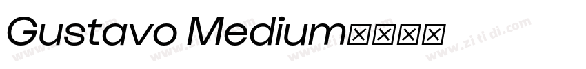 Gustavo Medium字体转换